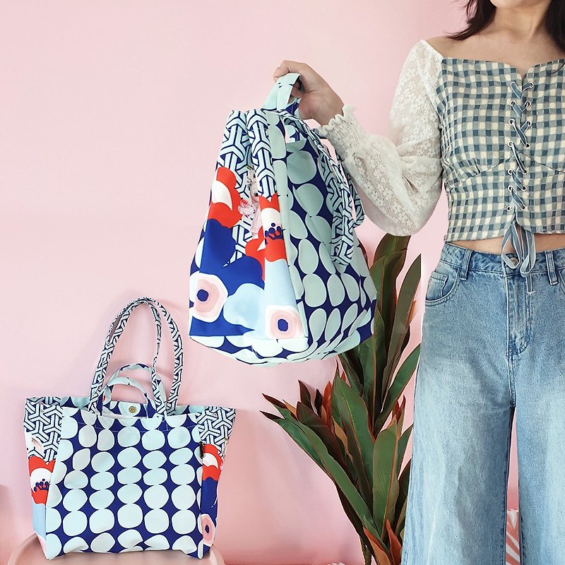 Women canvas tote bag , canvas bag , Shopping bag , travel bag - Messenger Bags & Sling Bags - Polyester 