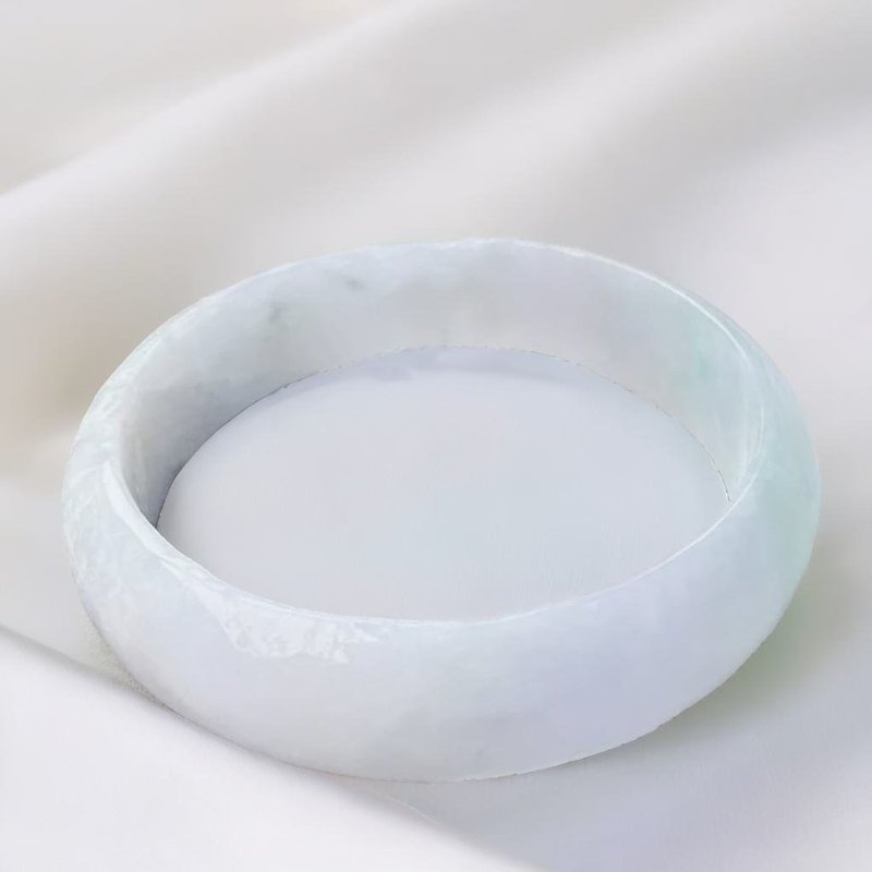 春帶彩翡翠寶寶鐲 | 14圍 |天然緬甸玉翡翠A貨 | 送禮 - 手鍊/手鐲 - 玉石 多色