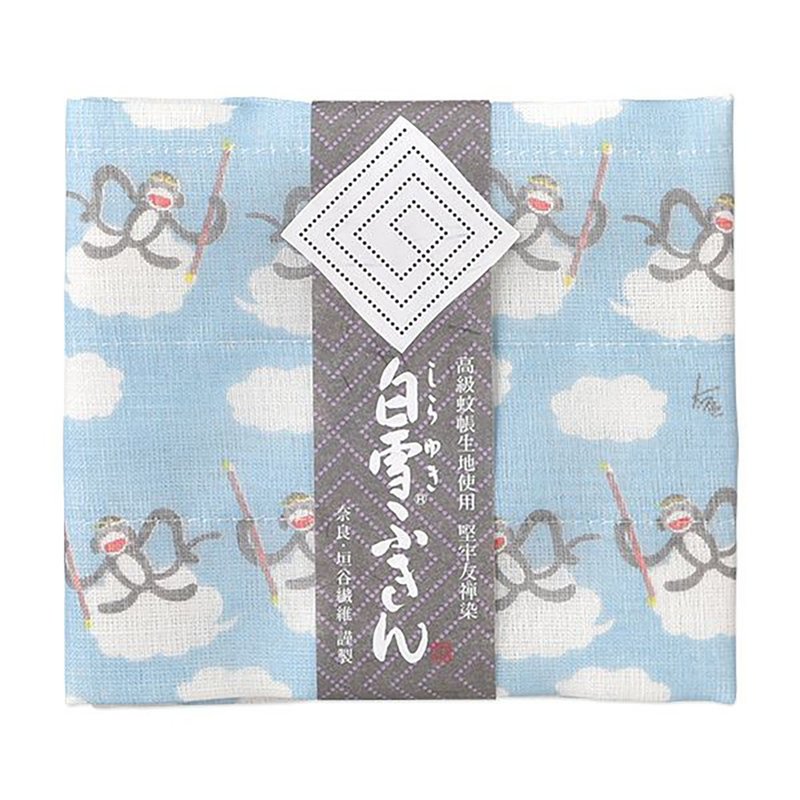 京友禪染萬用巾 / 西遊記 - 餐桌布/桌巾/餐墊 - 棉．麻 藍色