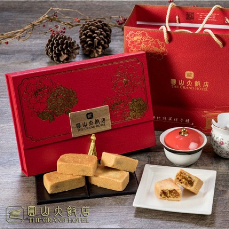 【圓山大飯店】經典鳳梨酥禮盒(10粒裝)(任選1/2/4/6盒) - 蛋糕/甜點 - 其他材質 