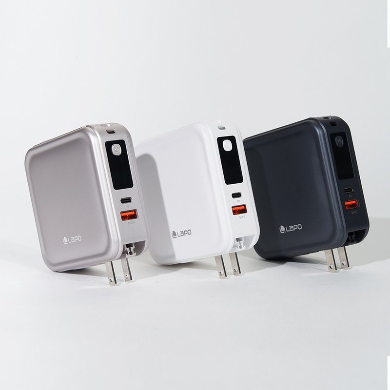 LaPO 超進化八合一 10000mAh 無線快充行動電源 (WT-08) 有標示wh - 行動電源/充電線 - 其他金屬 