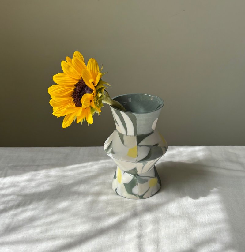 雛菊幾何花器 - 花瓶 - 瓷 