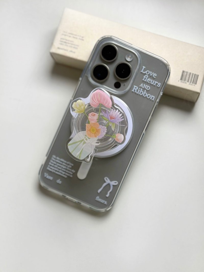 【FITZORY】綻花系列 -Vase de fleurs | iPhone殼 - 手機殼/手機套 - 塑膠 透明