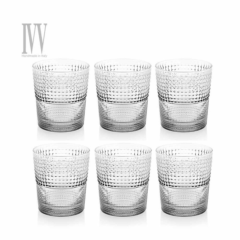 Italy IVV-SPEEDY series-280ml whiskey handmade glass 6 into the group-original box - Cups - Glass 