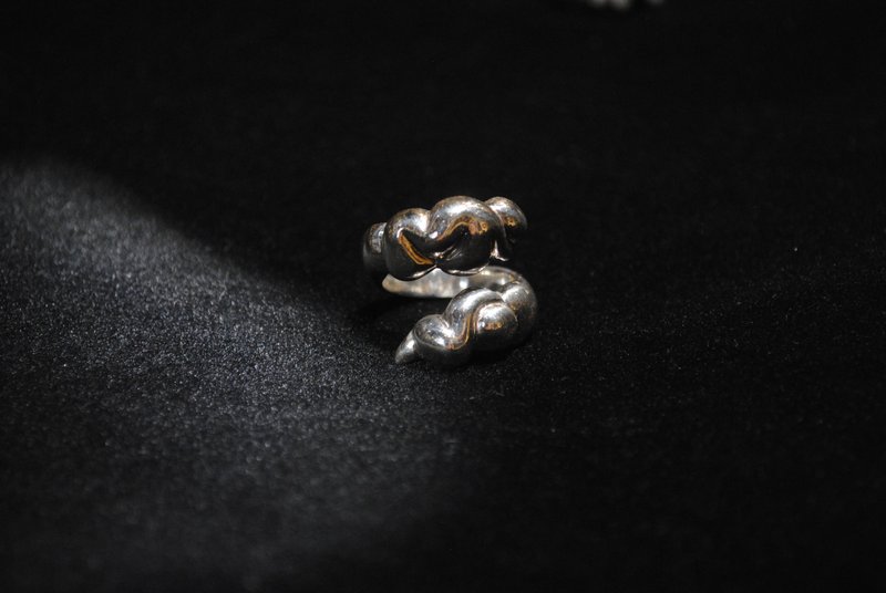 Morphen/手工銀飾/戒指/Type A ring - 戒指 - 純銀 銀色