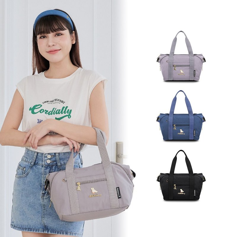 [Simple and versatile] Notes of Deep Love - Multi-pocket dual-purpose handbag - three colors in total - Handbags & Totes - Nylon Multicolor