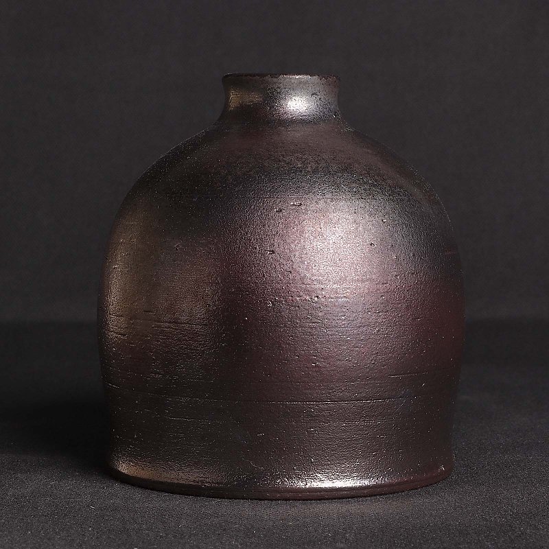 柴燒花器 - 花瓶/花器 - 陶 紅色