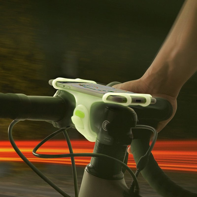 Bone / Bike Tie Pro 單車行動綁Pro 龍頭綁 - 夜光 - 單車/滑板車/周邊 - 矽膠 多色