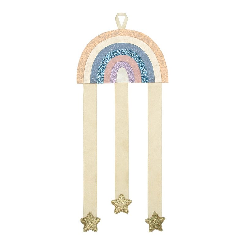 British Mimi & Lula_AW24_pink rainbow hairpin storage pendant - เครื่องประดับ - เส้นใยสังเคราะห์ 