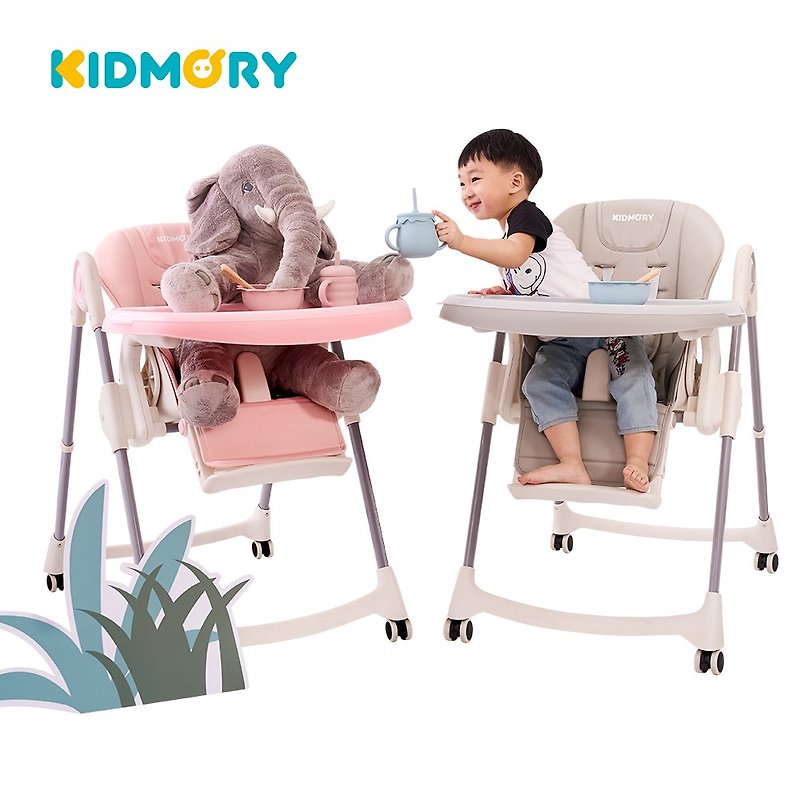 Multifunctional growing high dining chair (children's dining chair learning dining chair adjustable KM-552) - Children's Tablewear - Other Materials Multicolor