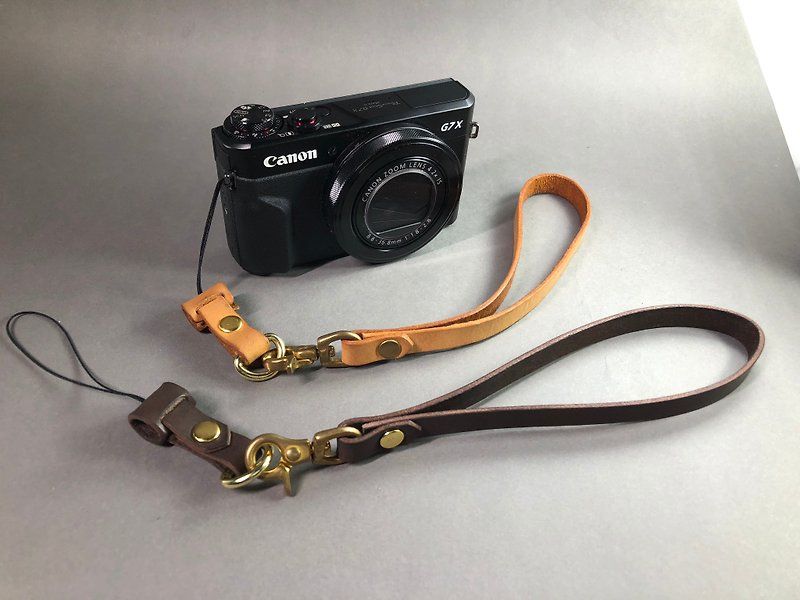 [Mini5]Camera Seat Belt / Cell Phone Hand Belt / Wrist Band - ขาตั้งกล้อง - หนังแท้ หลากหลายสี