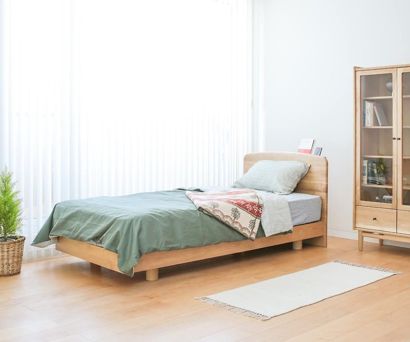 Asahikawa Furniture Early Times Alpha JAM bed - Bedding - Wood 
