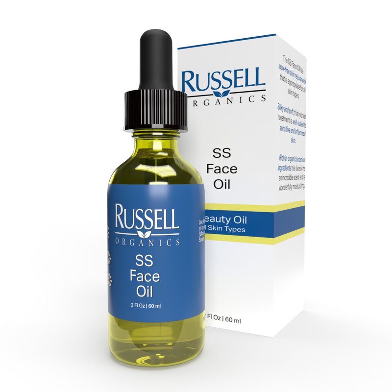 【Russell Organics】SS低敏修護精華油 - 精華液/精華油 - 玻璃 藍色