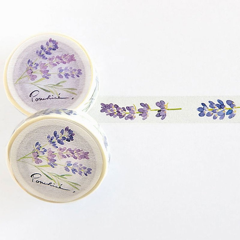 Lavender masking tape - มาสกิ้งเทป - กระดาษ สีม่วง