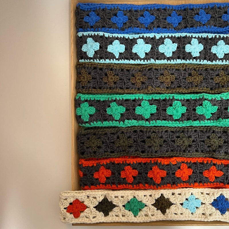 Crochet Headband - Rainbow Collection - ที่คาดผม - ผ้าฝ้าย/ผ้าลินิน หลากหลายสี