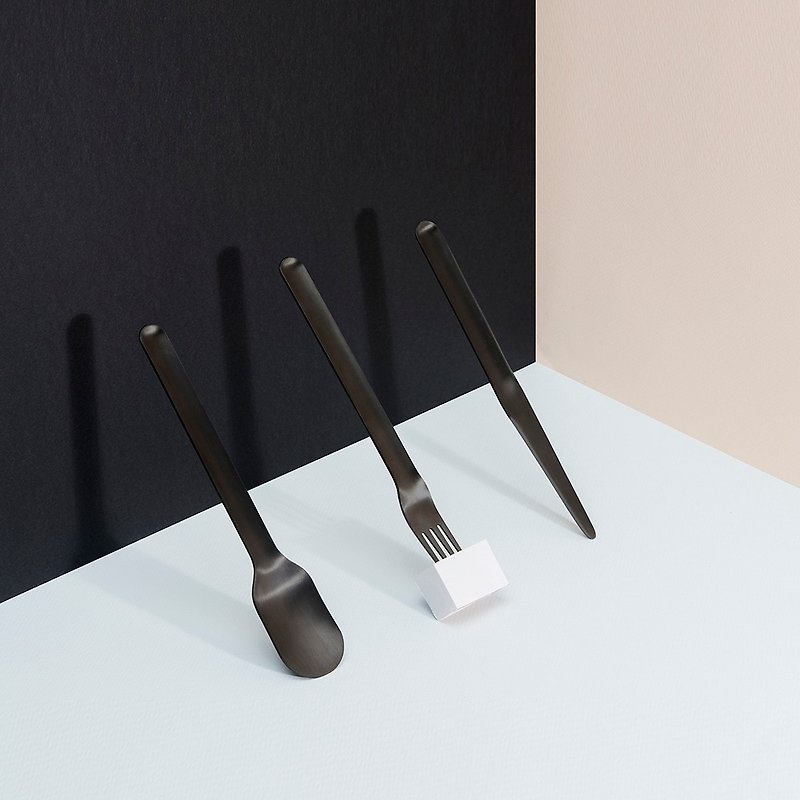DOIY Kuroshio tableware group - Cutlery & Flatware - Other Metals Black