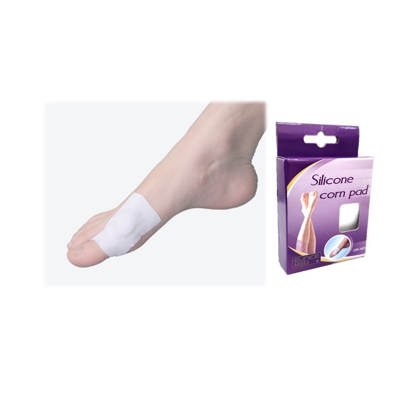 【EuniceMed】矽膠防繭防雞眼貼片 硬繭 矽膠墊圈 貼布(4入) 1601 - 鞋墊/周邊 - 矽膠 白色