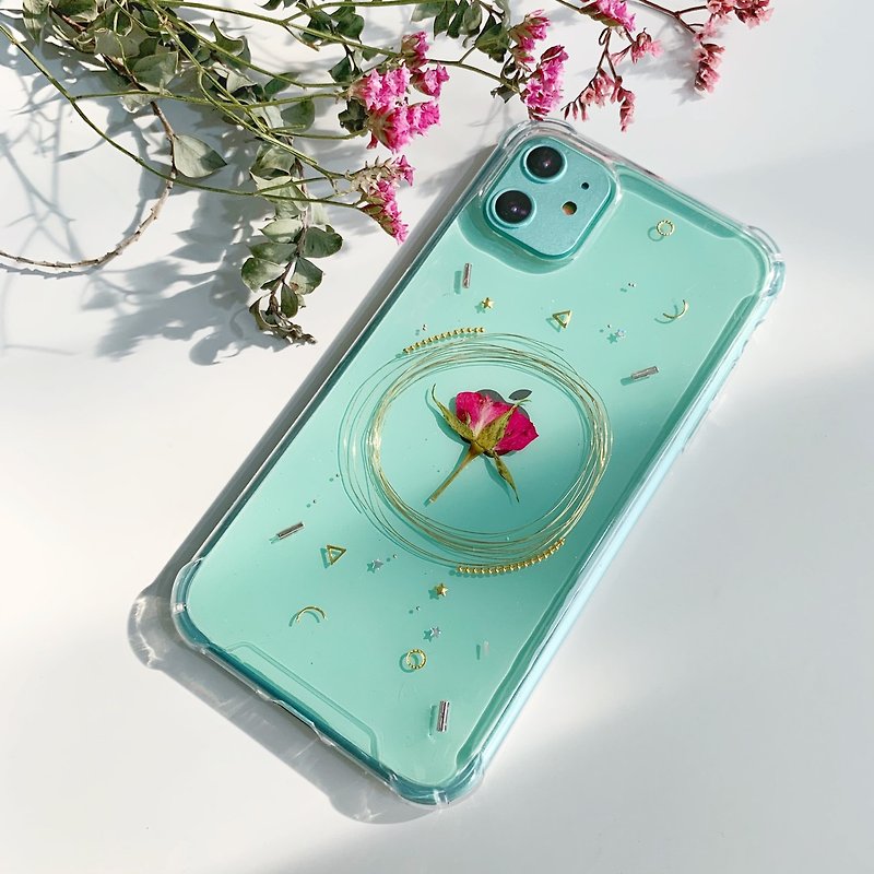 Le Petit Prince pressed flower phone case - Phone Cases - Plastic Transparent