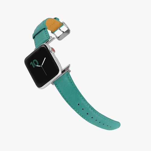 Macarooon 客製化禮物意大利真皮革錶帶Apple Watch 抹茶 綠色_01378