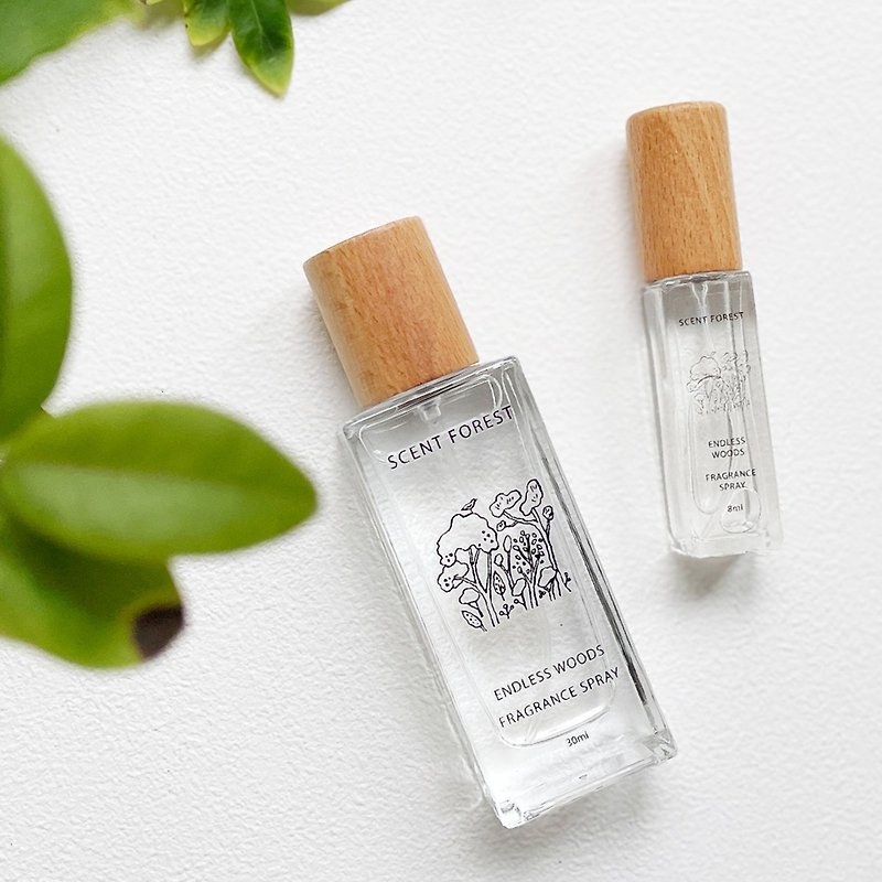 [New Product in December] Textured Fragrance Spray - Boundless Forest 30ml & 8ml New product debut - น้ำหอม - แก้ว ขาว