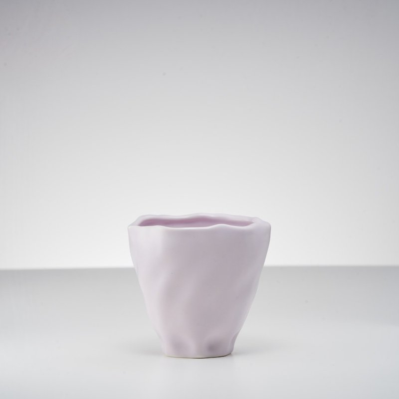 Blooming│Blooming Tea Cup_Water Cup (Pink/Sakura) - แก้ว - เครื่องลายคราม สึชมพู