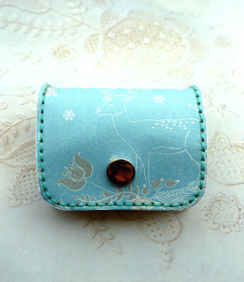 Hand-stitched leather coin purse - Coin Purses - Genuine Leather 