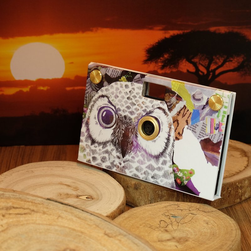 Paper Shoot paper camera, I SEE YOU! series - Owl - Cameras - Paper Gray