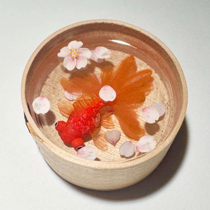 金魚　櫻花　擺飾　室內裝飾 - 擺飾/家飾品 - 樹脂 