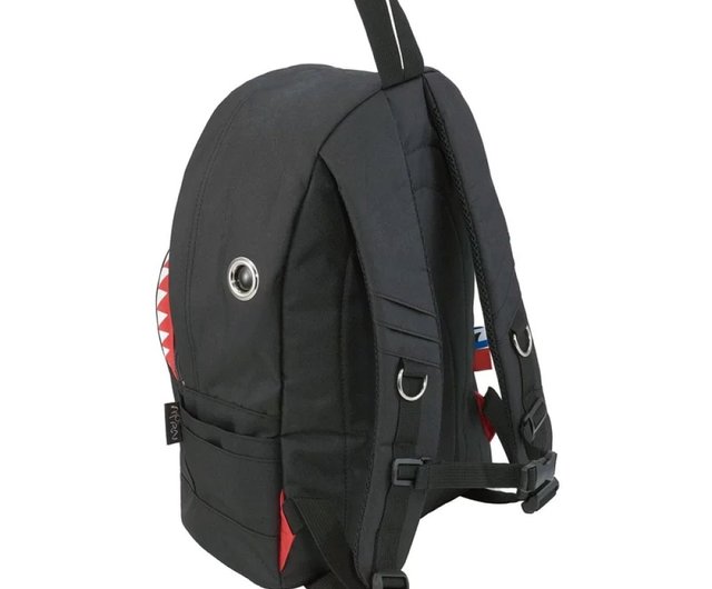 Morn Creations Genuine Shark Backpack (M) Black (SK-102-BK) - Shop