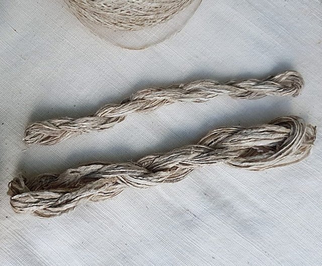 Handspun Hand Laid Artisanal Authentic Hemp Rope