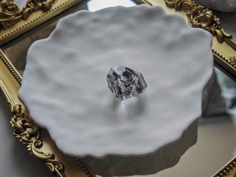閃靈鑽原石|最佳療癒水晶|能量石|彩虹 - 項鍊 - 水晶 