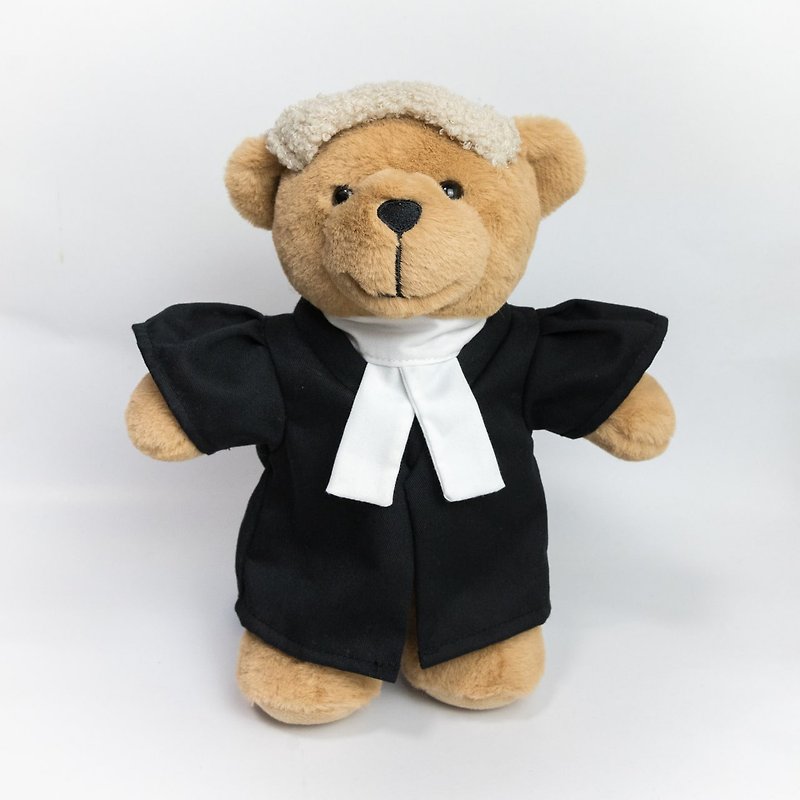 Lawyer Bear, Lawyer Gift, Teddy Bear, Law Student Gift, Law School Graduation - Other - Cotton & Hemp Black