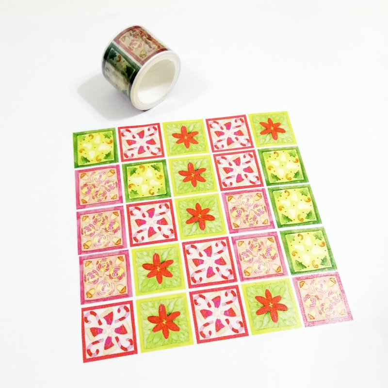 Christmas Tiles - มาสกิ้งเทป - กระดาษ 