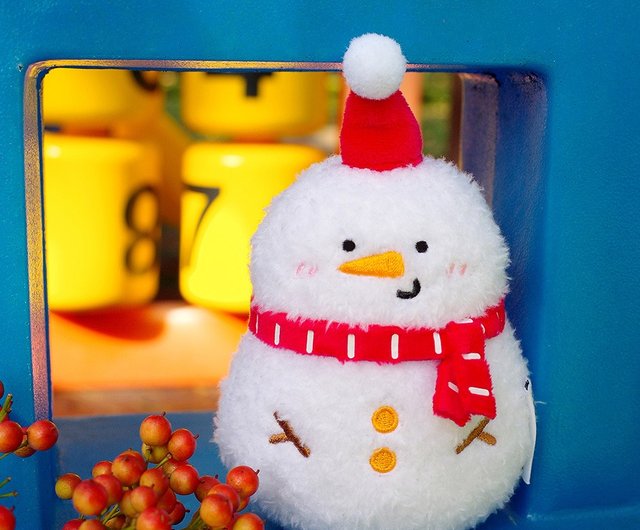 Yuguoshan オリジナルリトル雪だるまぬいぐるみペンダント冬かわいいキーホルダーブスかわクリスマス飾りスクールバッグアクセサリー