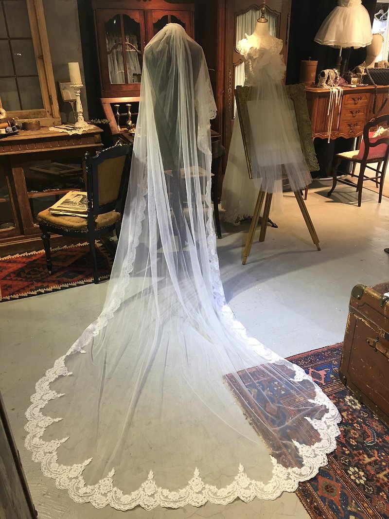 Long veil - Other - Silk White