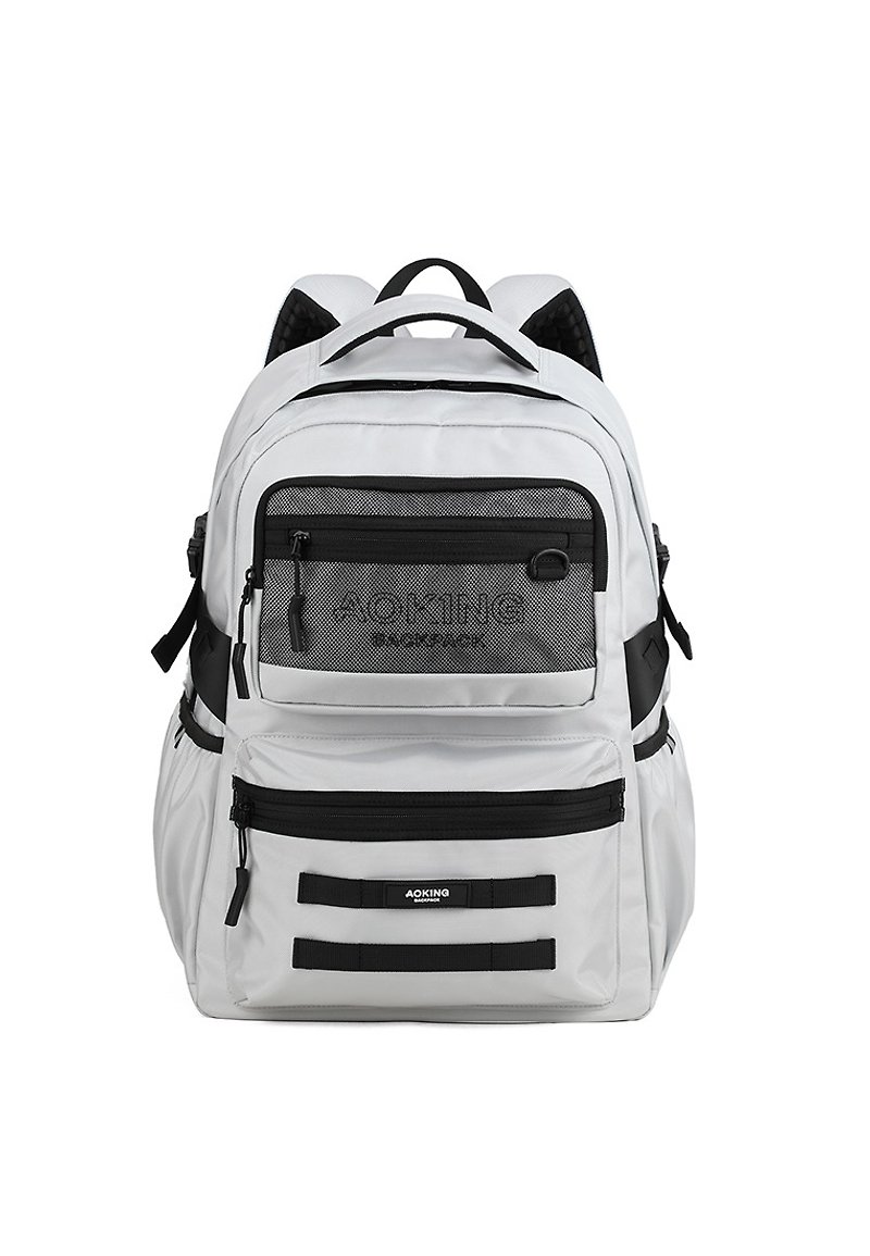 Upgraded Ergonomic Backpack School Bag Lightweight Massage Shoulder Backpack - Backpacks - Eco-Friendly Materials Gray