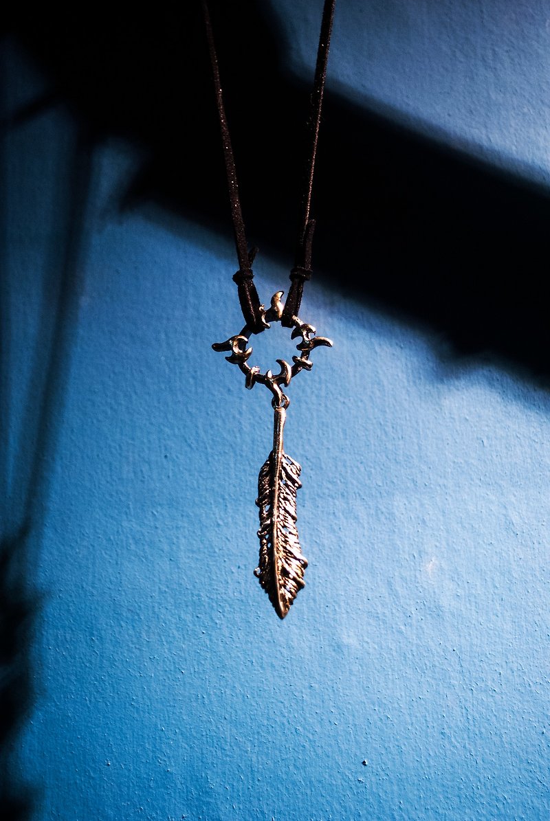 Alarein/Handmade Silver Jewelry/Forest Series/Pendant/Biborn - สร้อยคอ - โลหะ สีเงิน