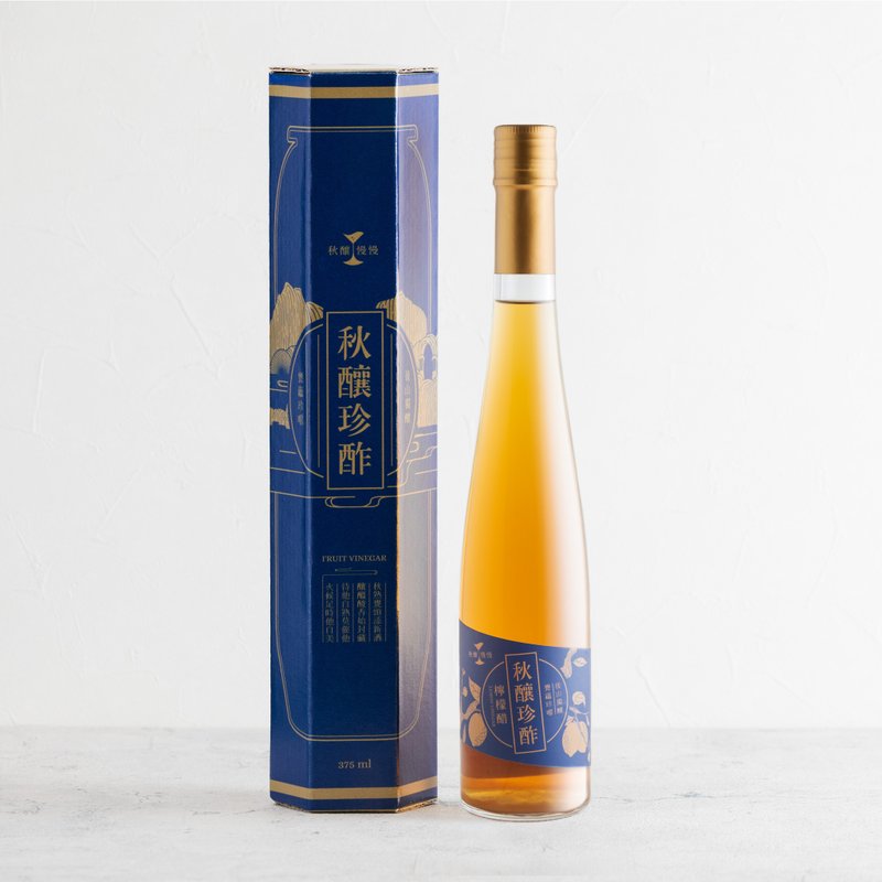 Autumn Brewed Vinegar丨Natural Pure Brewed Lemon Vinegar 375ml - Vinegar & Fruit Vinegar - Fresh Ingredients 