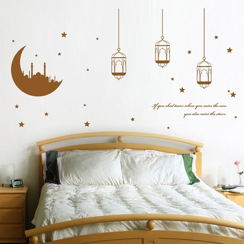 Smart Design creative seamless wall stickersExotic style (8 colors) - Wall Décor - Paper Brown
