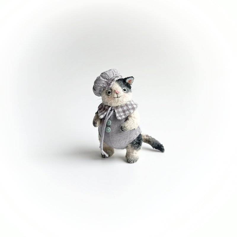 白色小貓 - 公仔/玩偶 - 其他材質 灰色