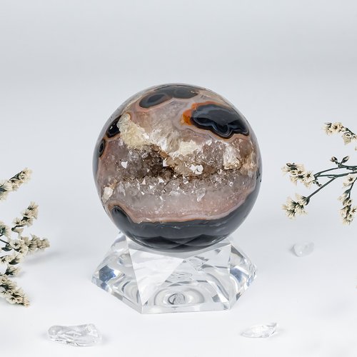 石之王 King Stones - 水晶天然石飾品、原礦 瑪瑙許願晶球 680531