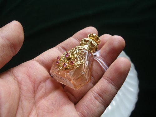 チェコ 香水瓶 セット ハンドメイド アンティーク風の通販 by