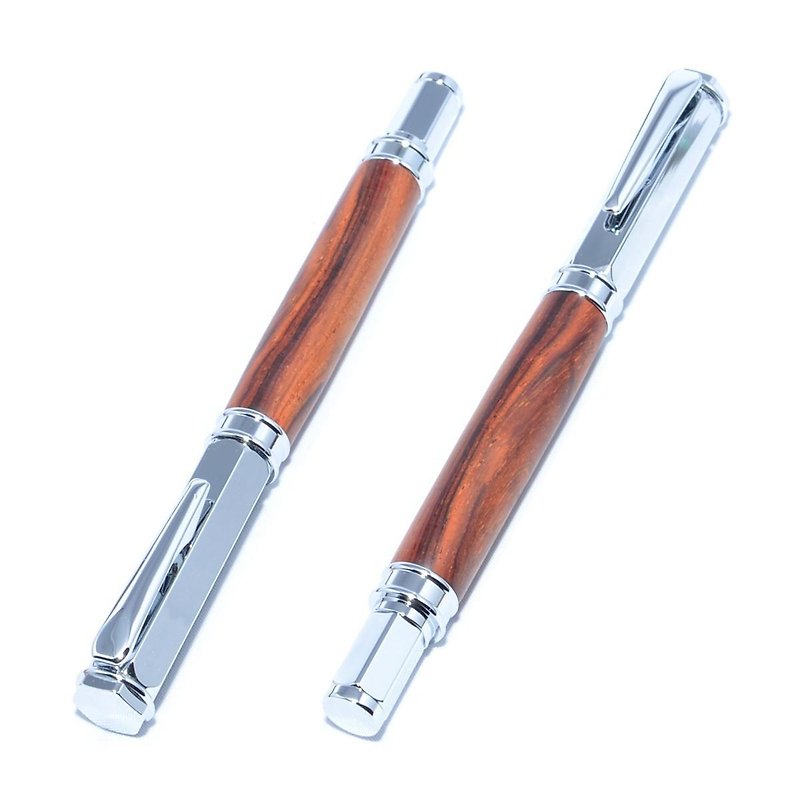 木製の万年筆（ココボロ；クロムのメッキ）VF-C-CO - ペンケース・筆箱 - 木製 