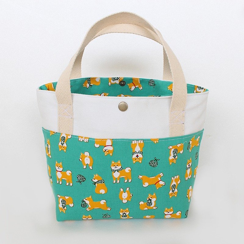Cute Chibi Pattern Handbag / Tote Bag - Handbags & Totes - Cotton & Hemp 