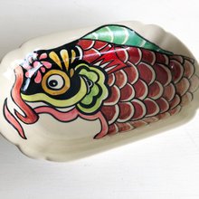 純手描きプレート 花シリーズ 春桜 デザートプレート 台湾製