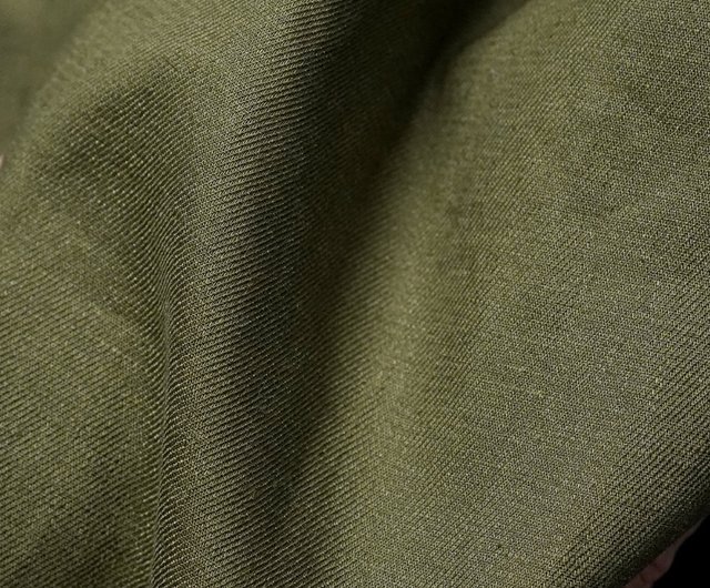 wafu【リネンソロテックス】驚くほどスタイルが良く見える! タックスカート / カーキ s019h-khk2 - ショップ 【wafu】linen  clothing スカート - Pinkoi