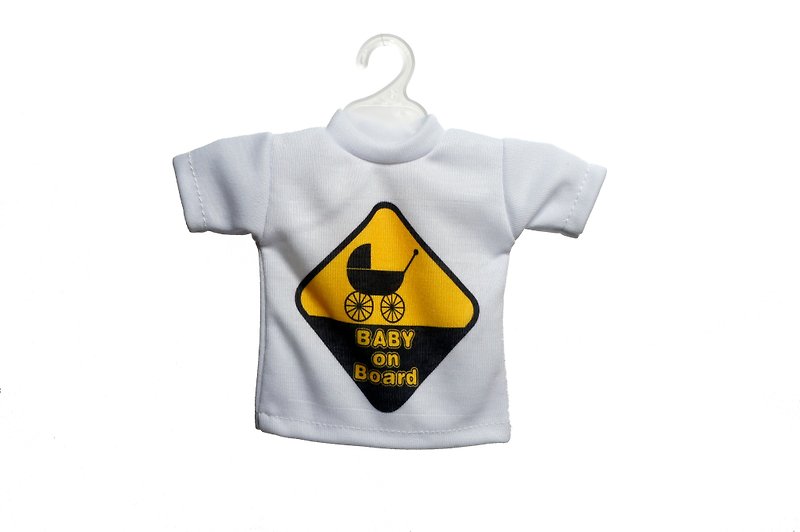 Hang em Mini car signs(baby on board in Yellow) - Other - Cotton & Hemp 