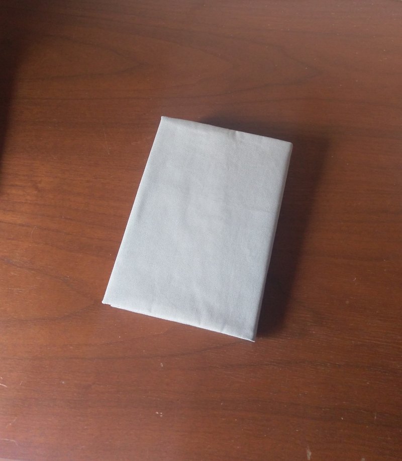 A5 size plain cloth book cover Cement - Book Covers - Cotton & Hemp 