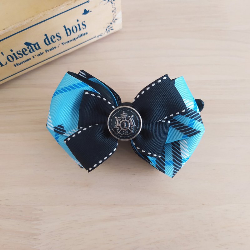 Personalized Irregular Pattern Bowknot Double Layer Banana Clip - เครื่องประดับผม - วัสดุอื่นๆ หลากหลายสี