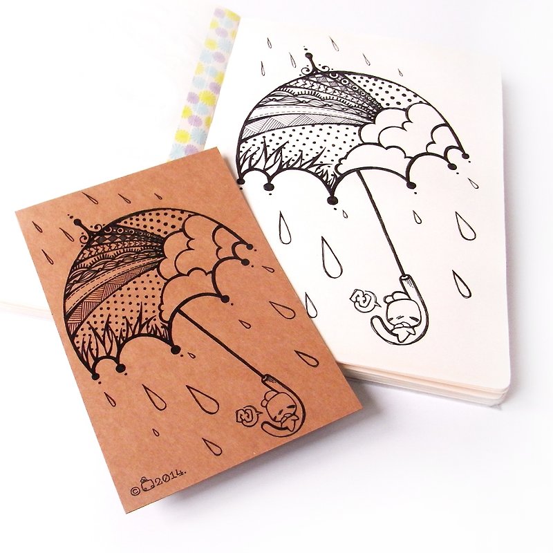 Postcard - After Rain Comes Rainbow - by WhizzzPace - Cards & Postcards - Paper 
